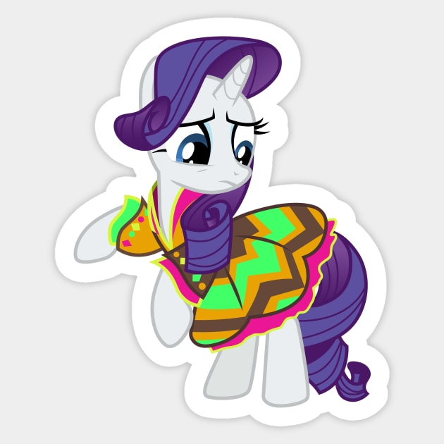 Rarity in an ugly dress Sticker by CloudyGlow